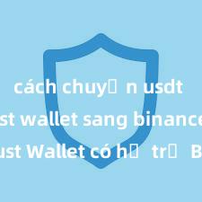 cách chuyển usdt từ trust wallet sang binance Trust Wallet có hỗ trợ BNB (Binance Coin) không?